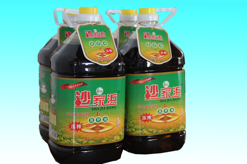 沙家浜非转基因压榨菜籽油4.5升